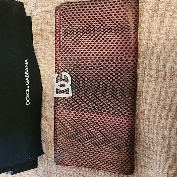 Dolce & Gabbana python convertible clutch/evening bag removable chain - Picture 7 of 17